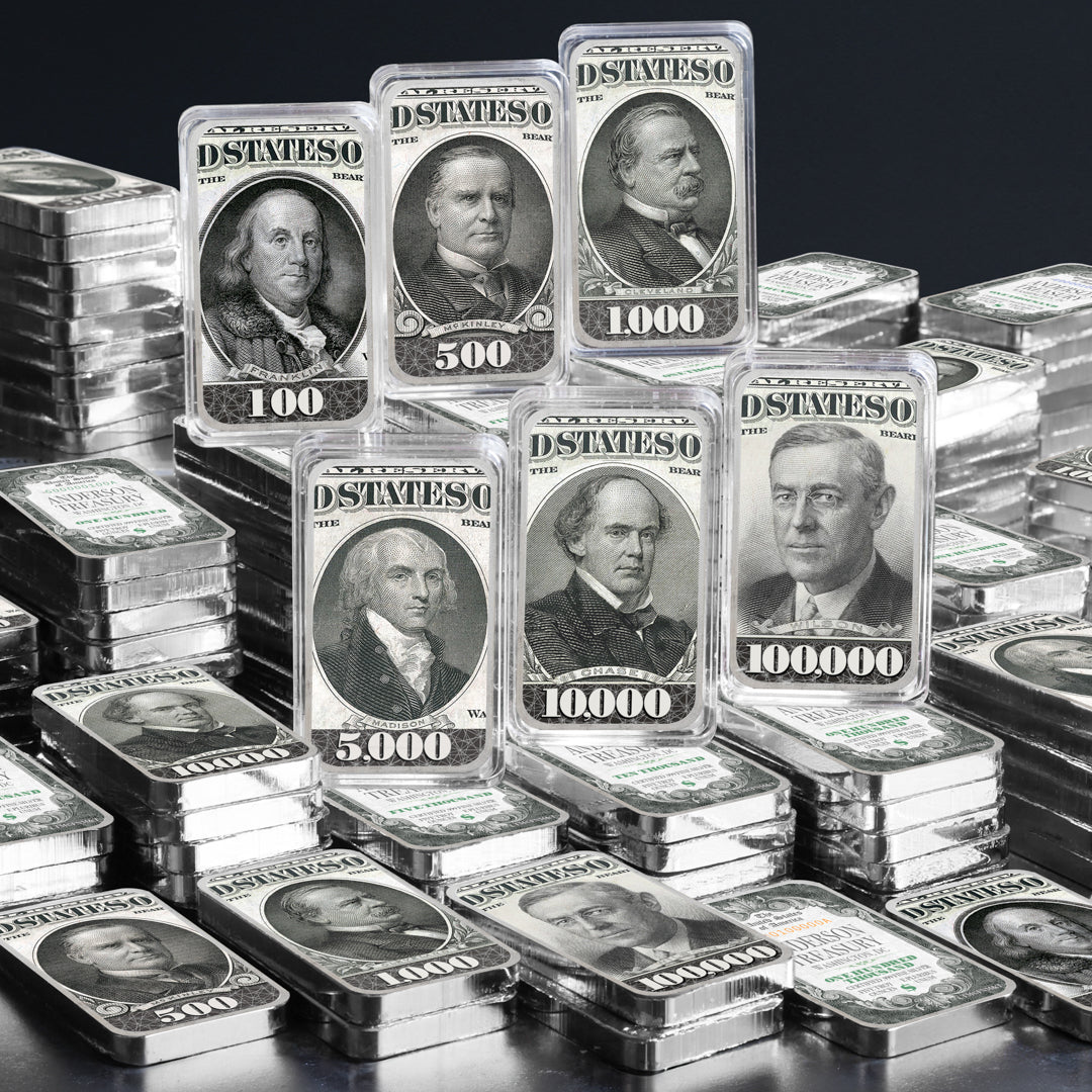 High Denomination Silver Bars