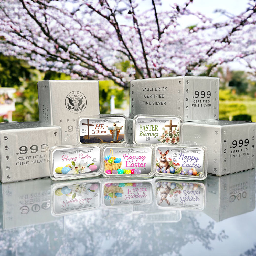 Personalized Easter Silver Bars