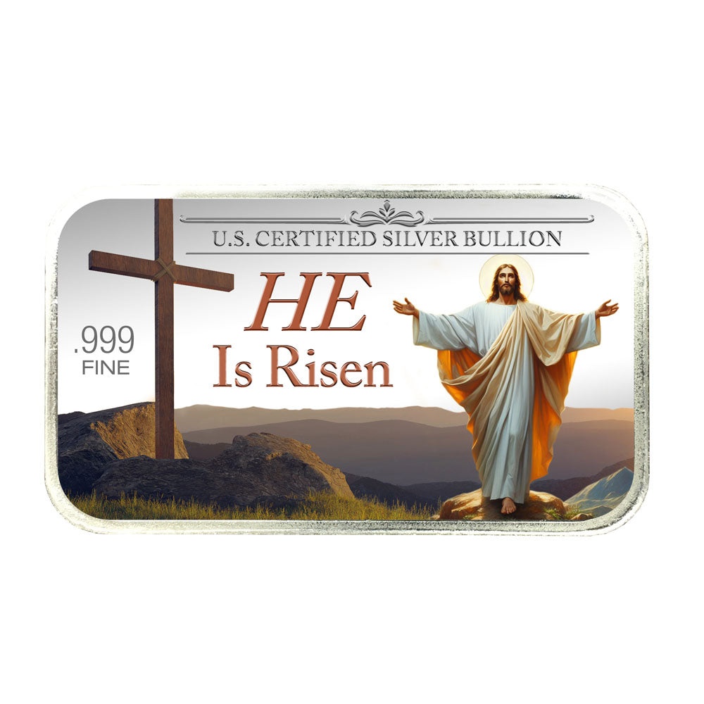 Personalized Easter Silver Bars