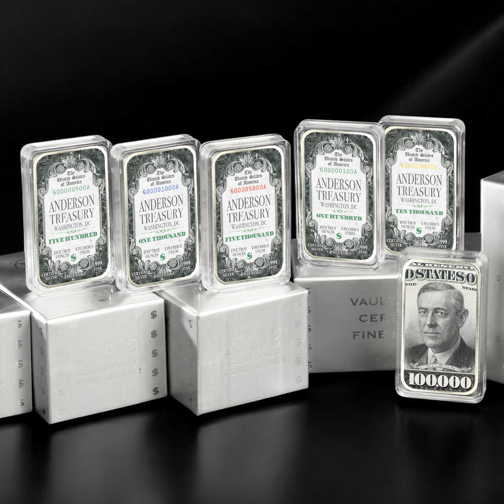High Denomination Silver Bars