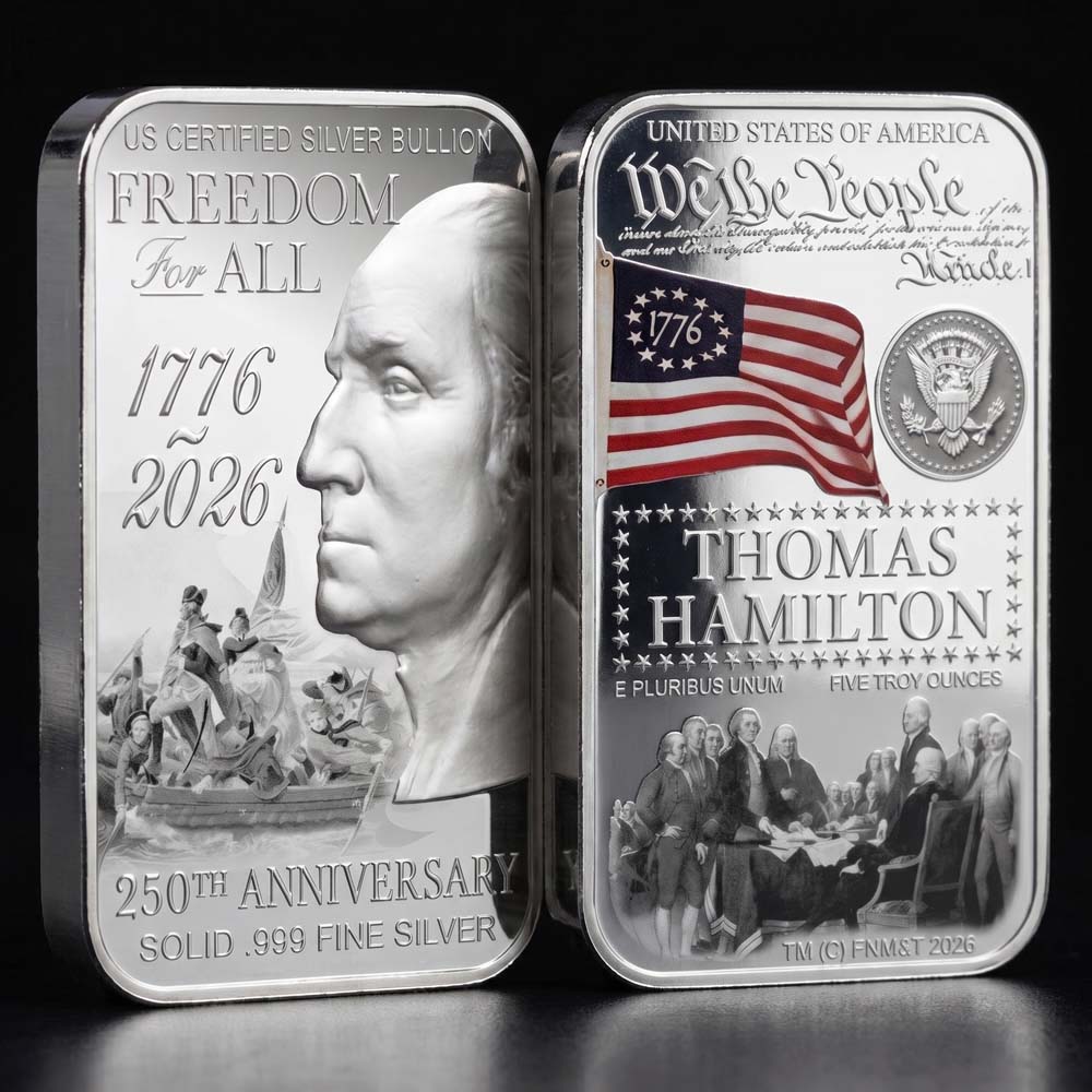 Freedom For All - 250th Anniversary Silver Bar