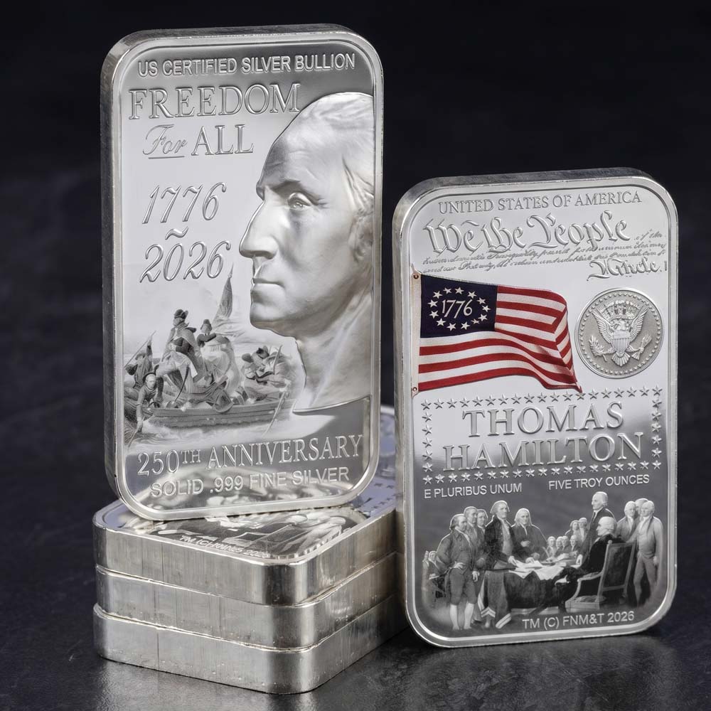 Freedom For All - 250th Anniversary Silver Bar
