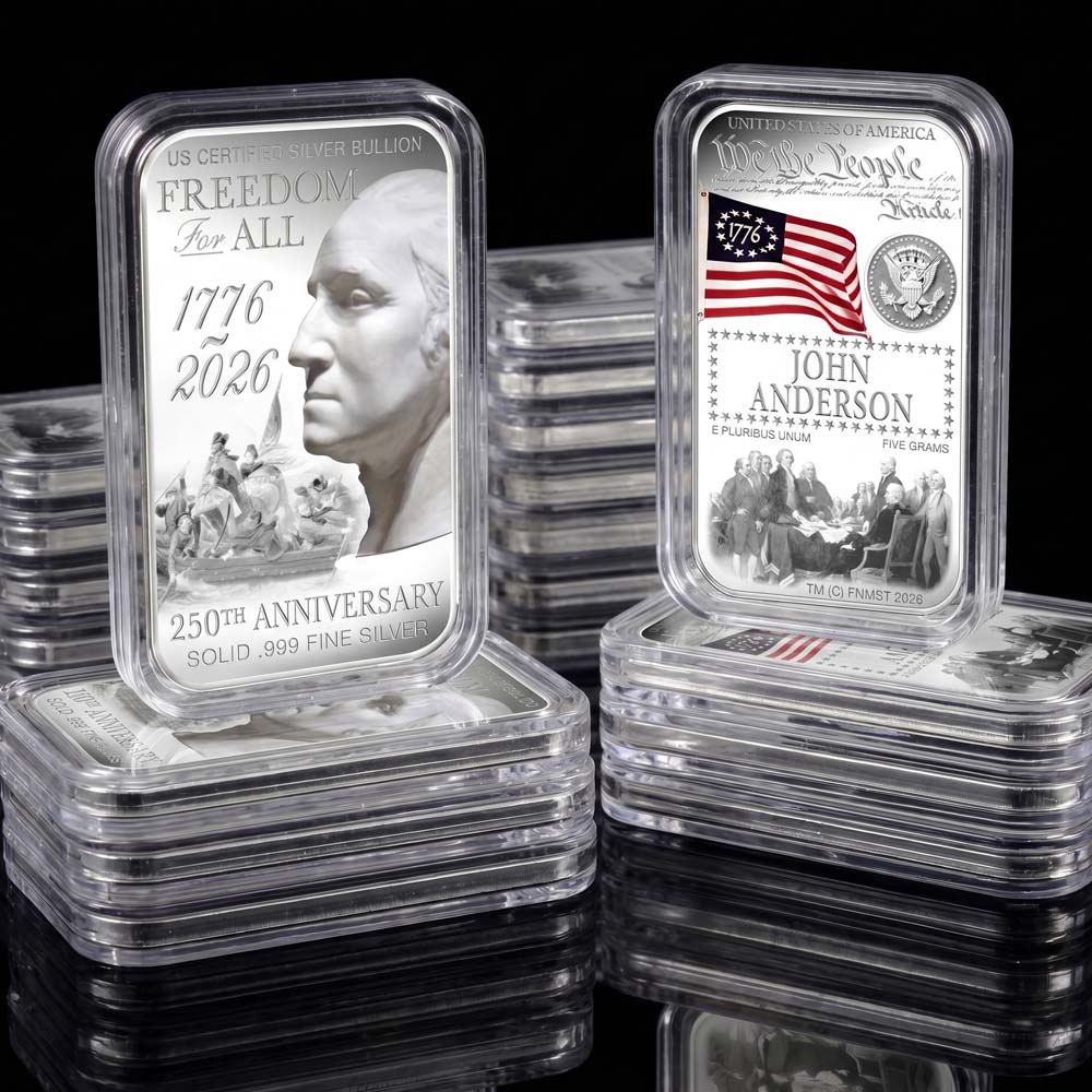 Freedom For All - 250th Anniversary Silver Bar
