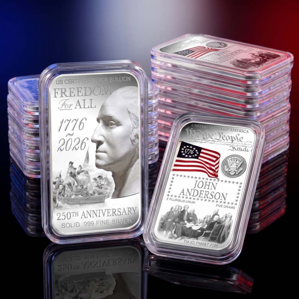 Freedom For All - 250th Anniversary Silver Bar