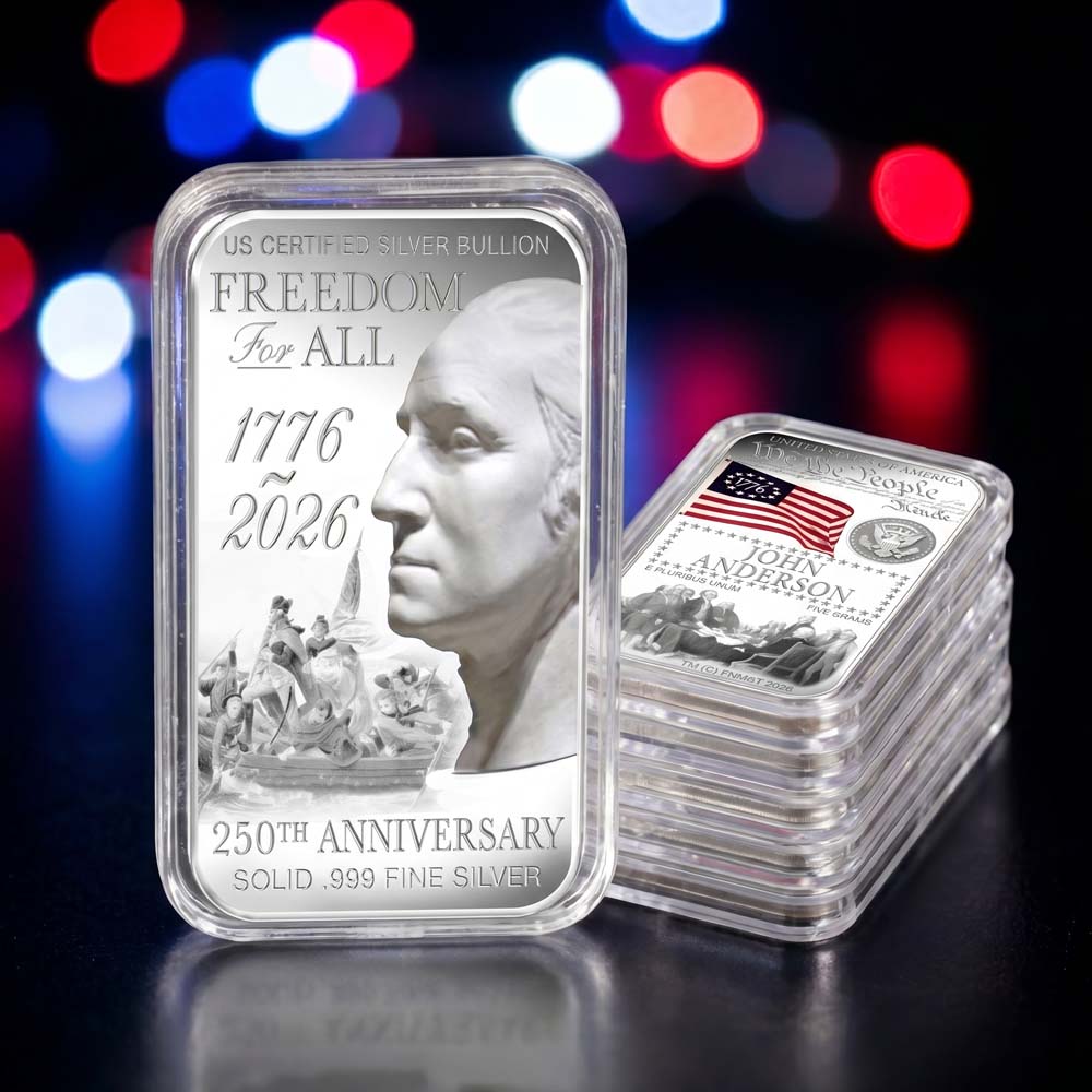 Freedom For All - 250th Anniversary Silver Bar