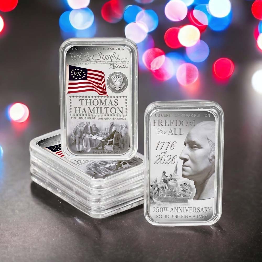Freedom For All - 250th Anniversary Silver Bar