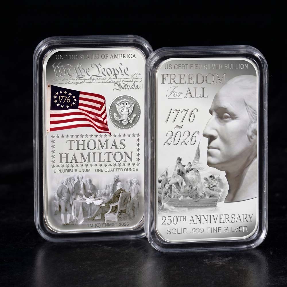 Freedom For All - 250th Anniversary Silver Bar