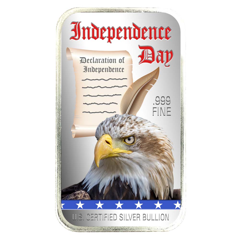Independence Day Silver Bars