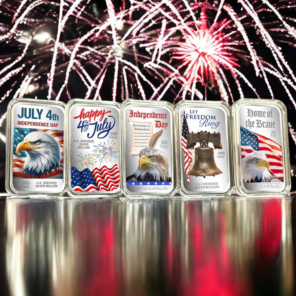 Independence Day Silver Bars