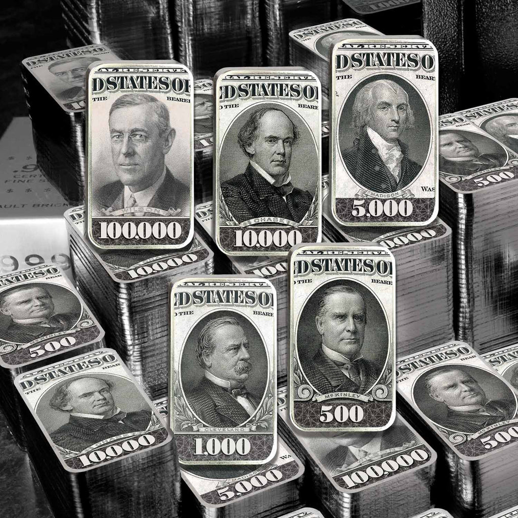 High Denomination Silver Bars