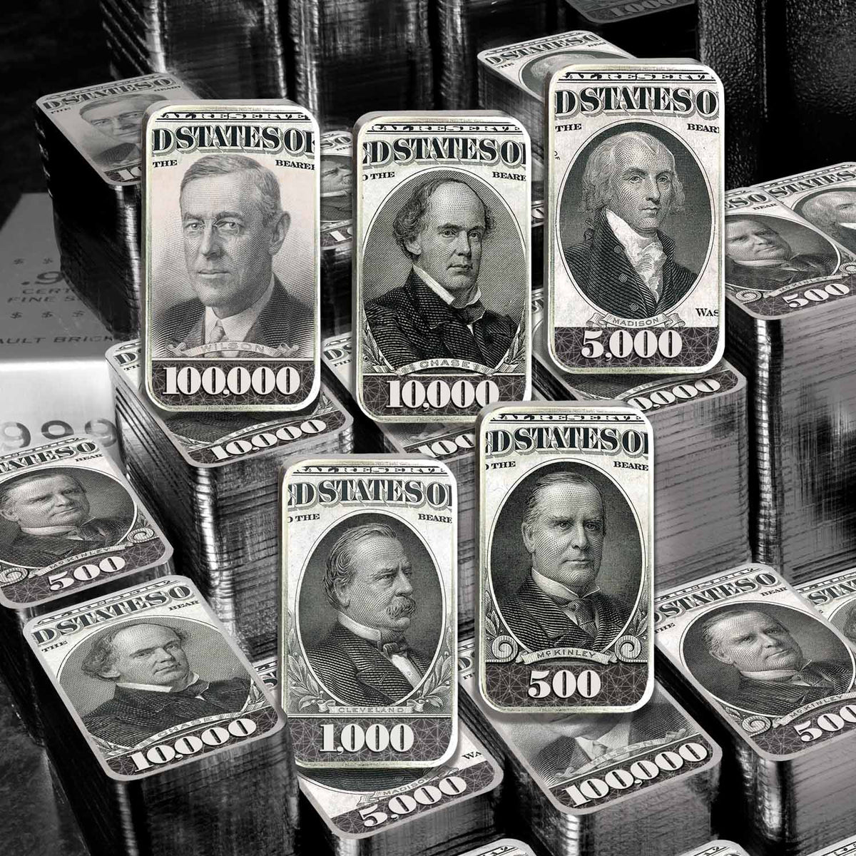 High Denomination Silver Bars