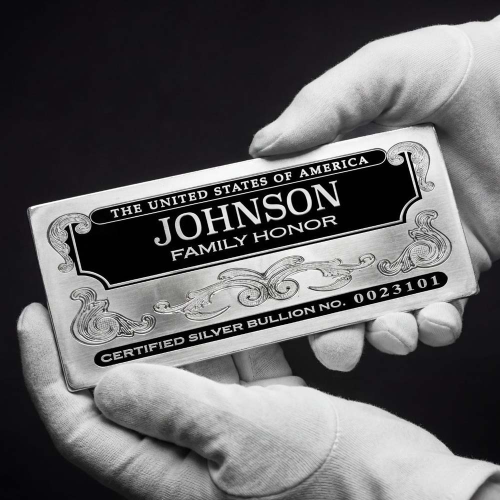 Mega & Jumbo | Personalized Silver Bars