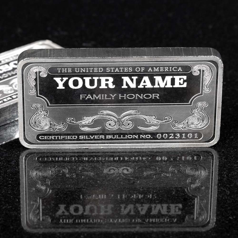 Mega & Jumbo | Personalized Silver Bars