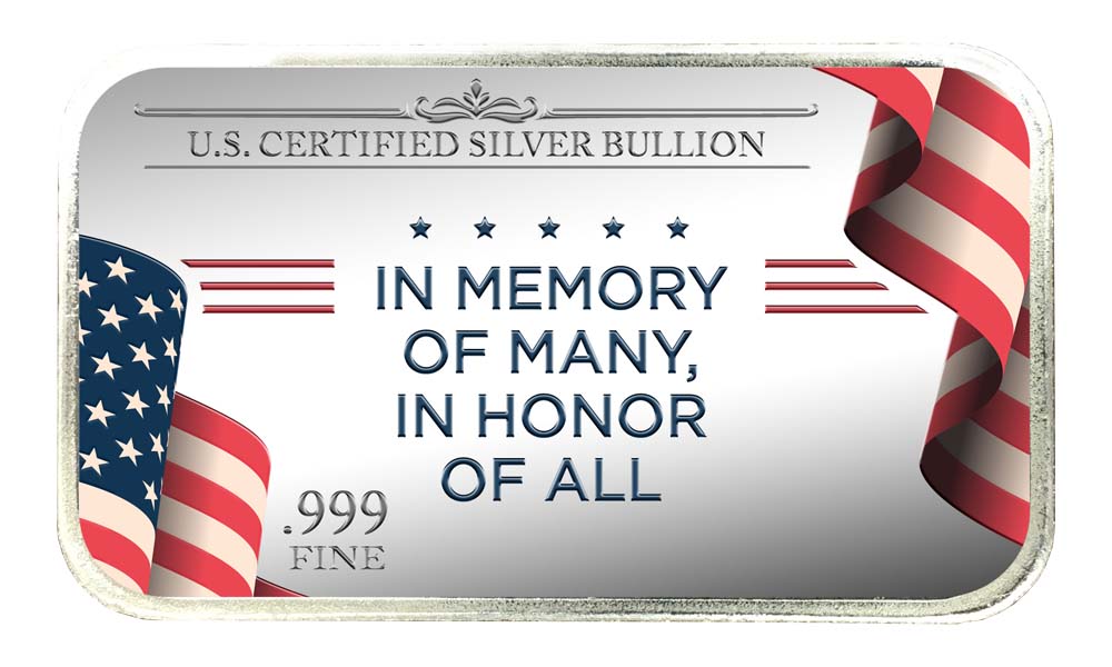 Personalized Memorial Day Silver Bars