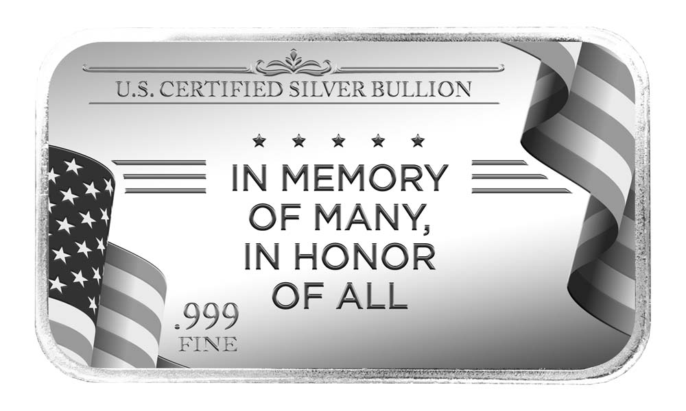 Personalized Memorial Day Silver Bars