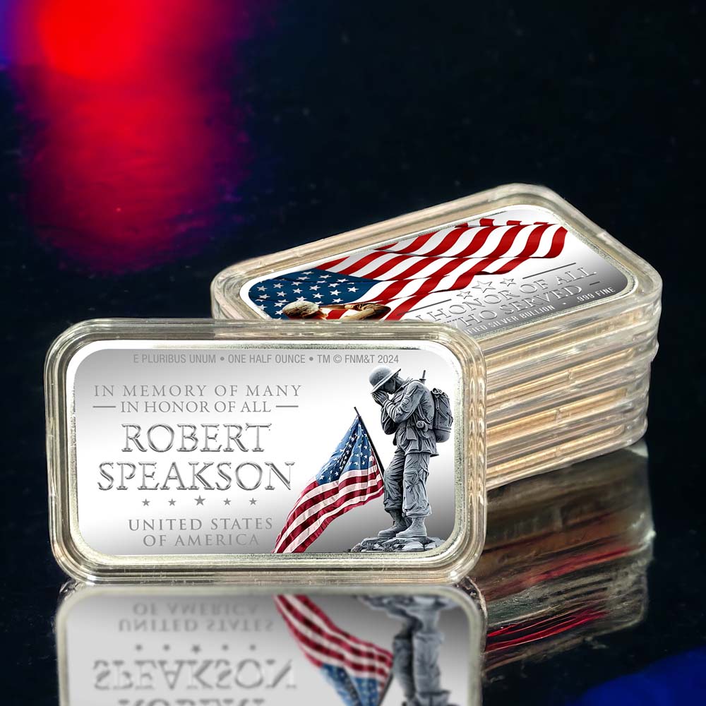 Personalized Memorial Day Silver Bars