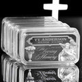 Personalized Memorial Silver Bars