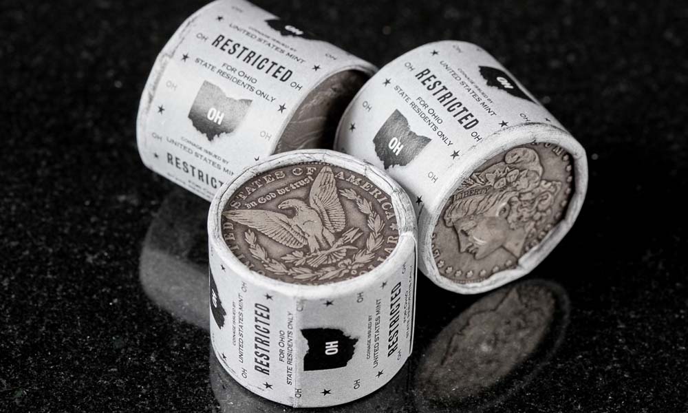 State Morgan Silver Dollars Rolls