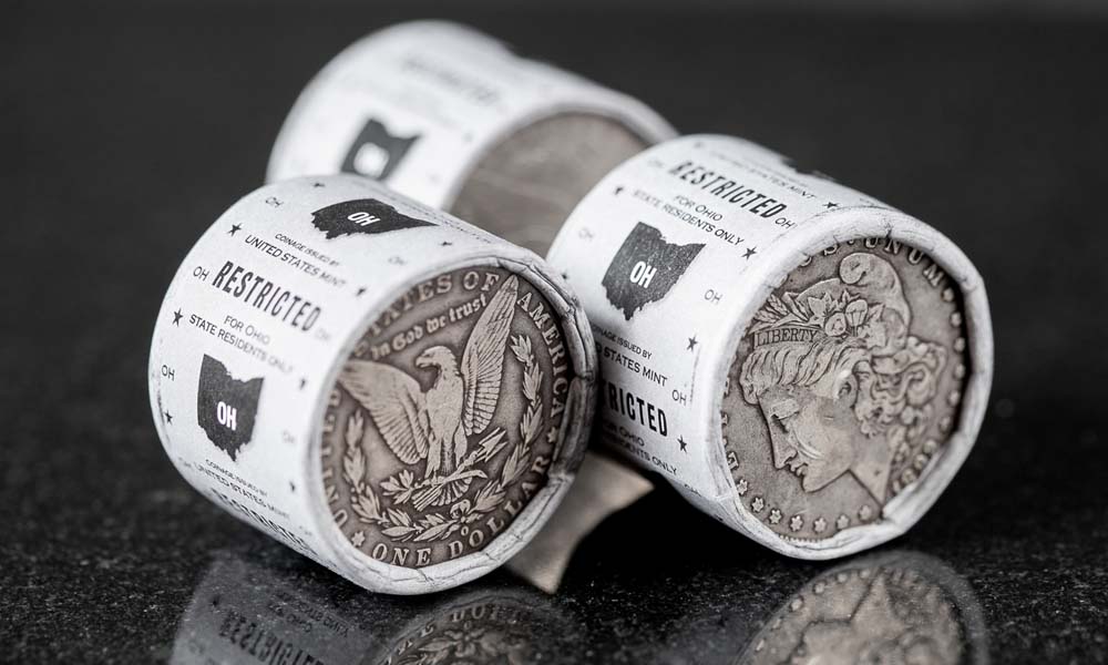 State Morgan Silver Dollars Rolls