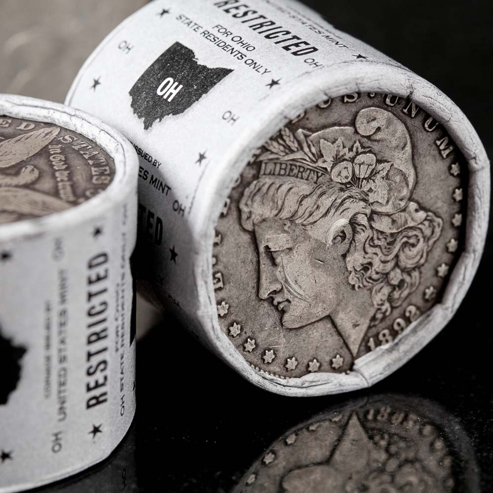 State Morgan Silver Dollars Rolls