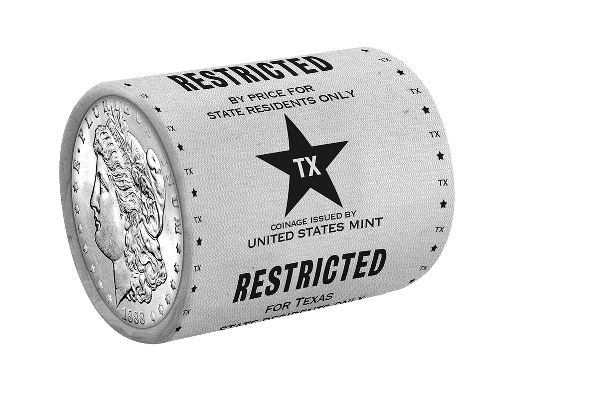 State Morgan Silver Dollars Rolls