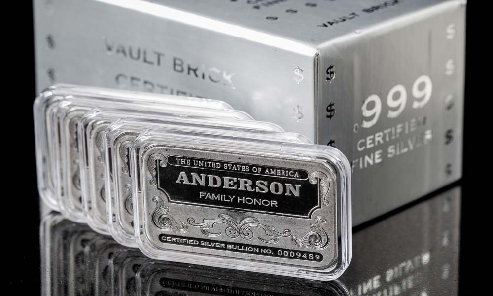 Family Honor Personalized Silver Bars