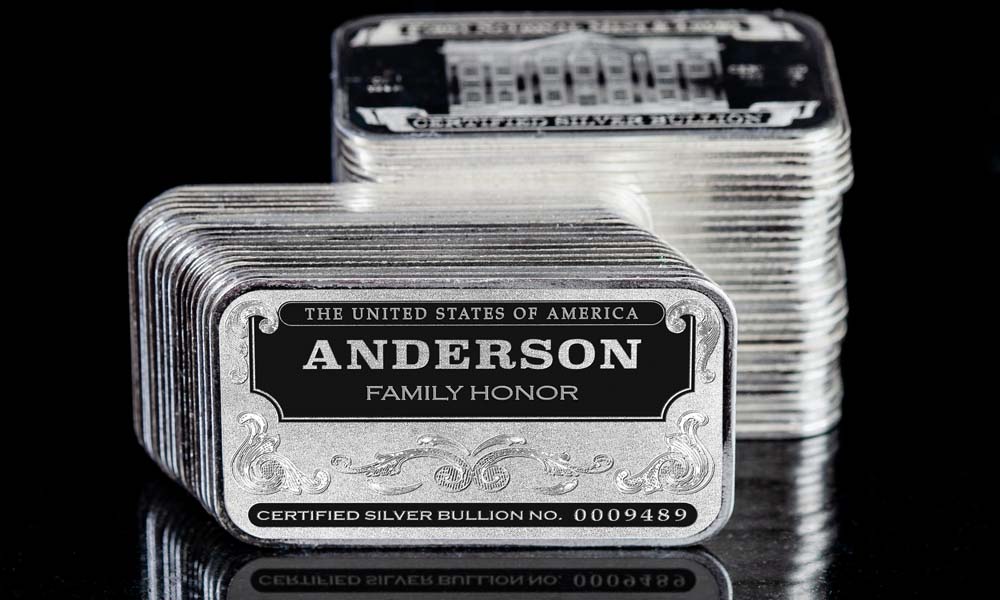 Personalized Silver Bars