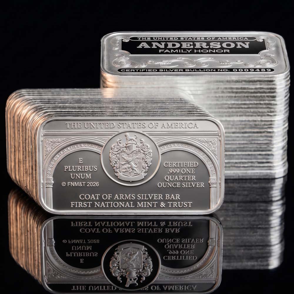 Coat of Arms Silver Bars