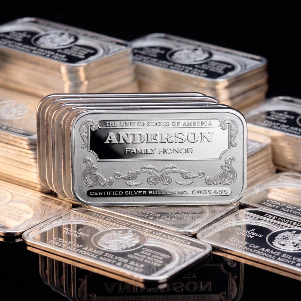 Coat of Arms Silver Bars