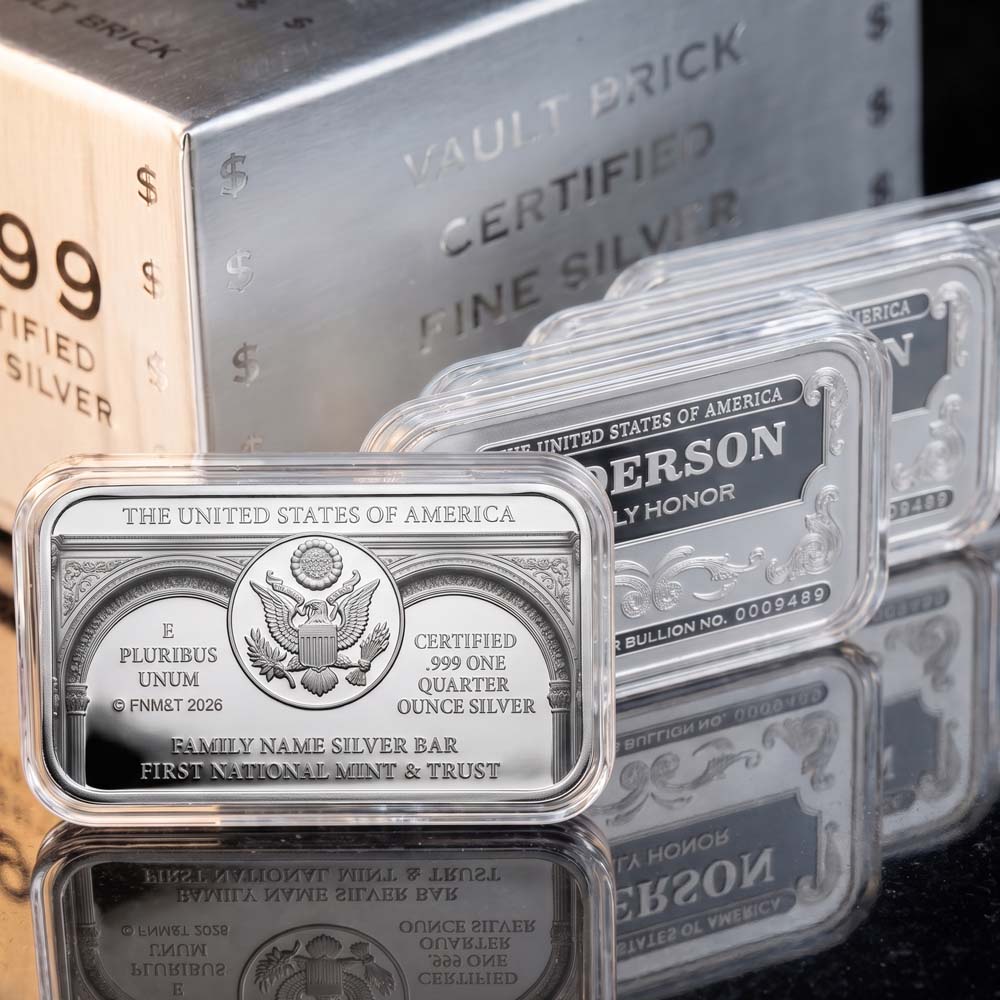 Family Name Silver Bars