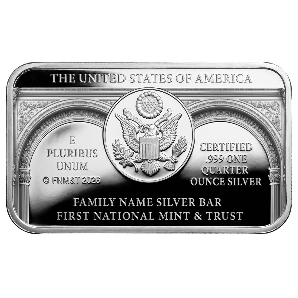 Family Name Silver Bars