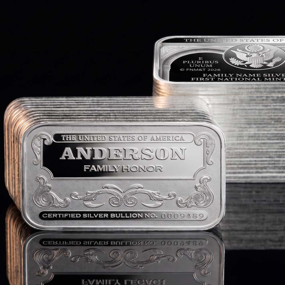 Family Name Silver Bars