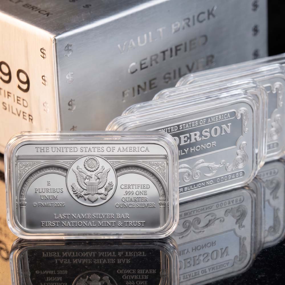 Last Name Silver Bars