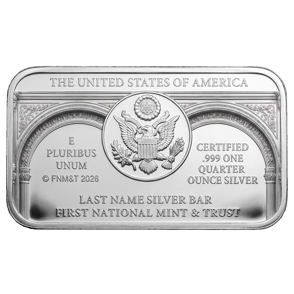 Last Name Silver Bars