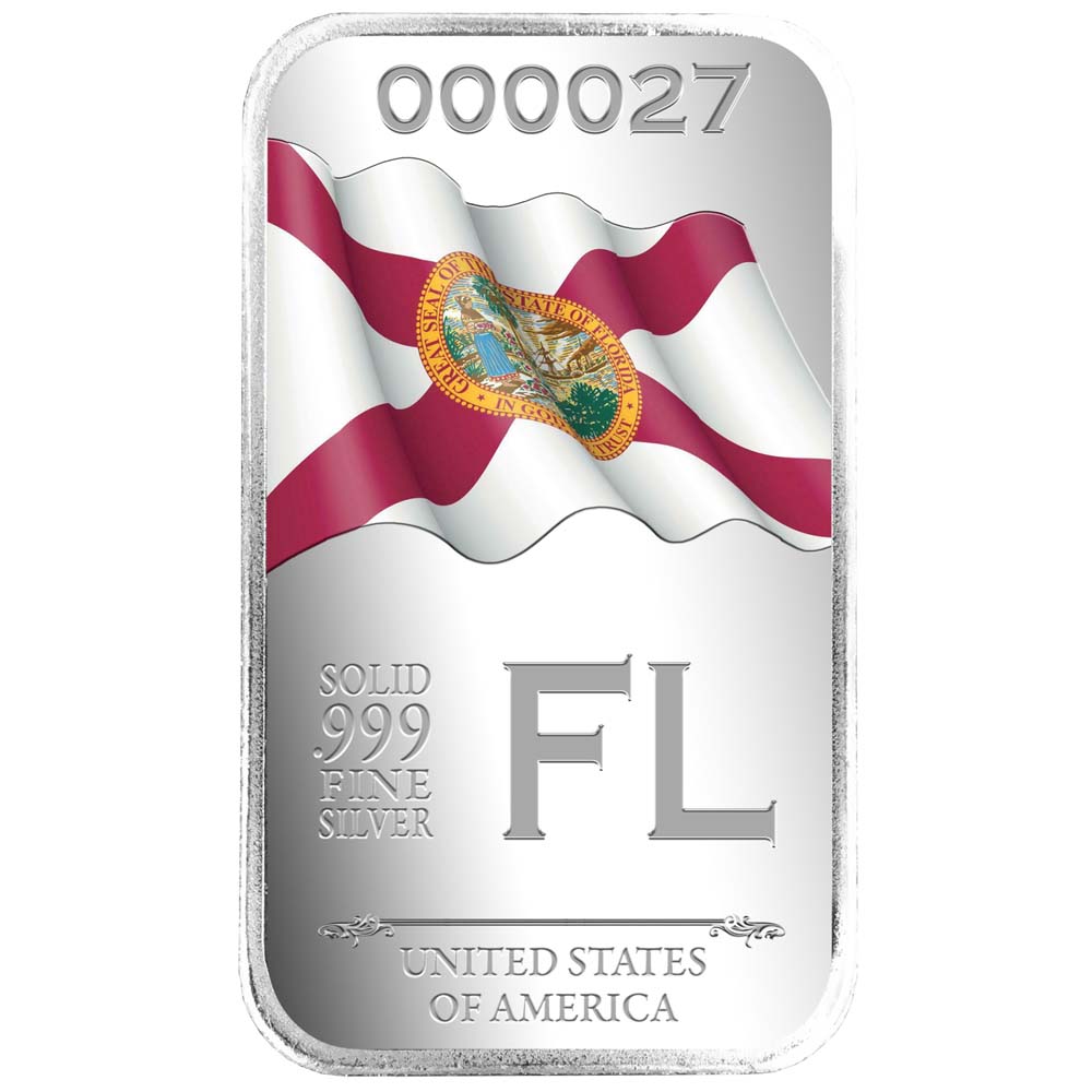 State Flag Silver Bars