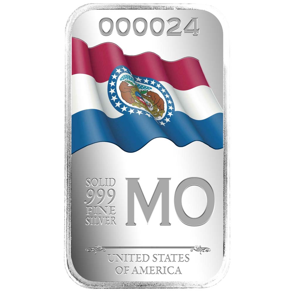 State Flag Silver Bars