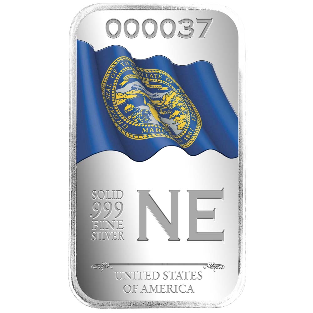 State Flag Silver Bars