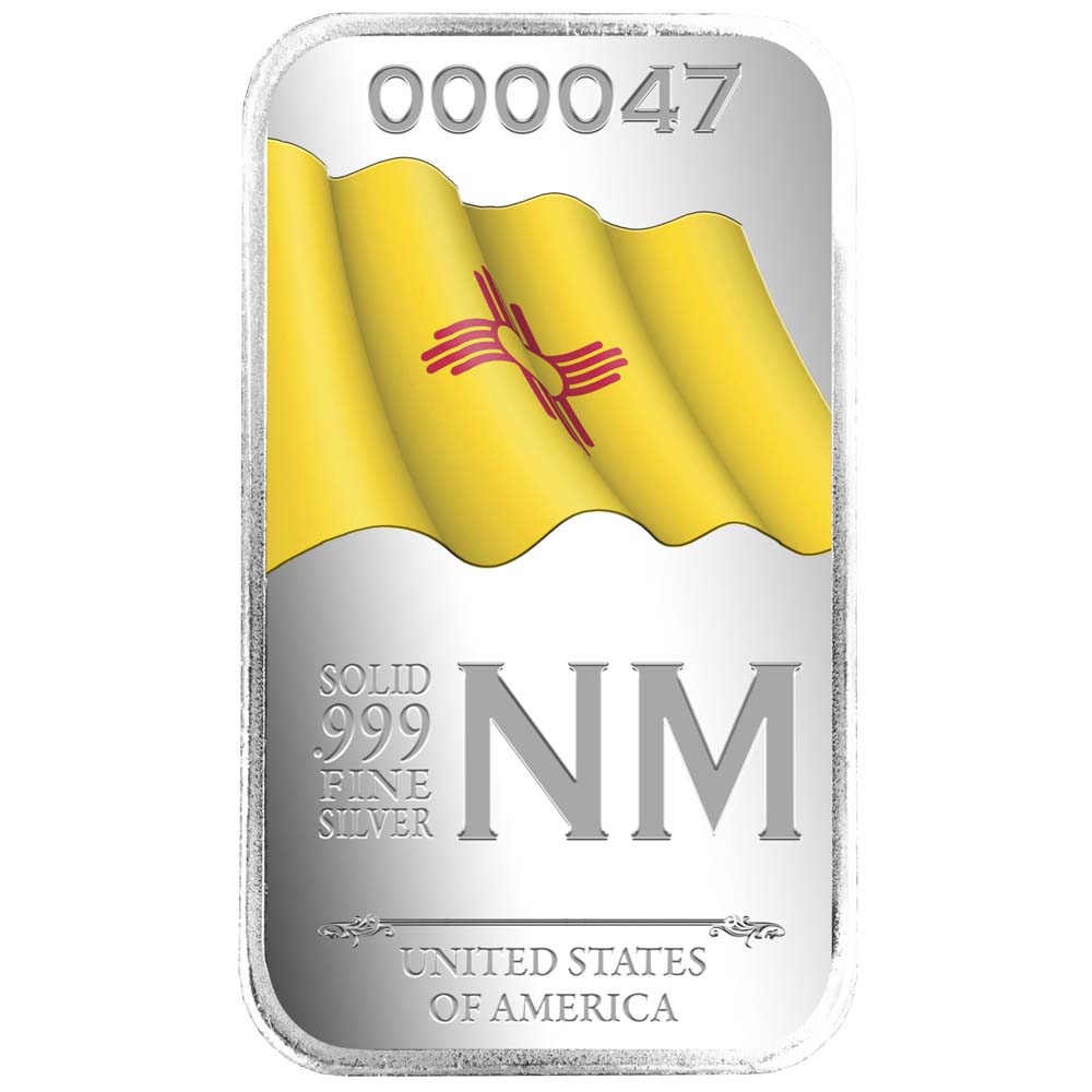 State Flag Silver Bars