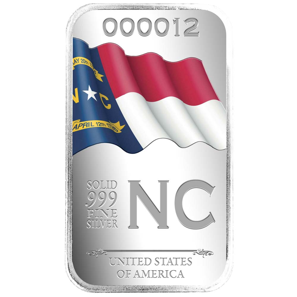 State Flag Silver Bars