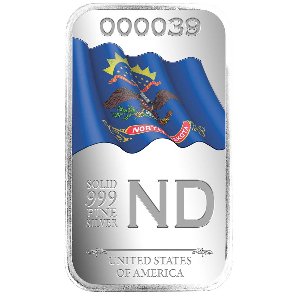 State Flag Silver Bars