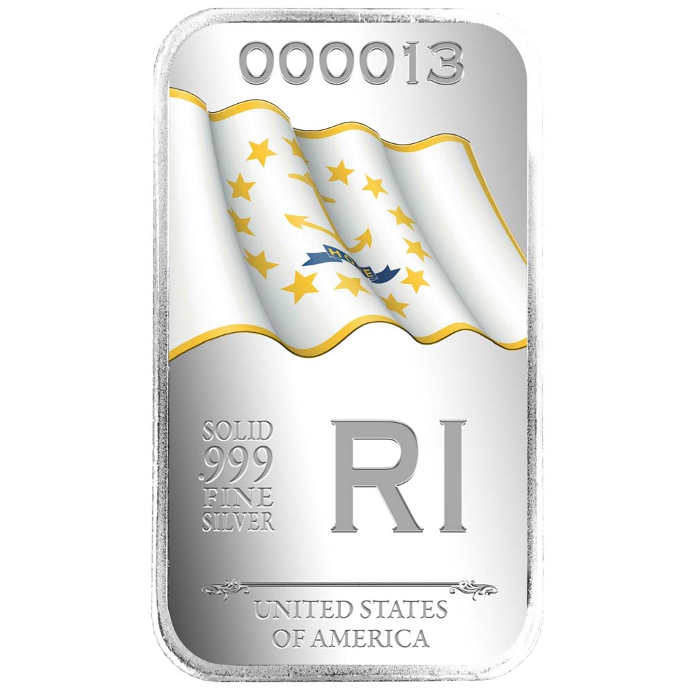 State Flag Silver Bars