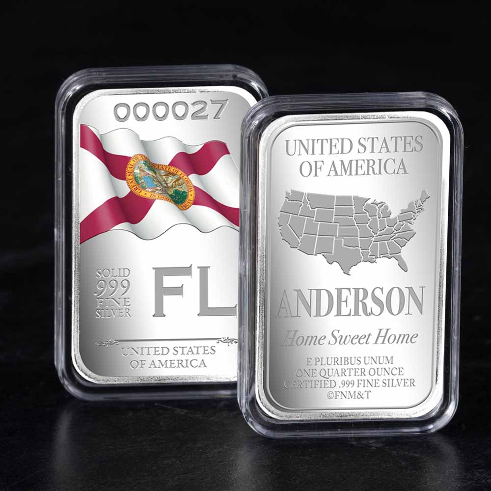 State Flag Silver Bars - All 50 States