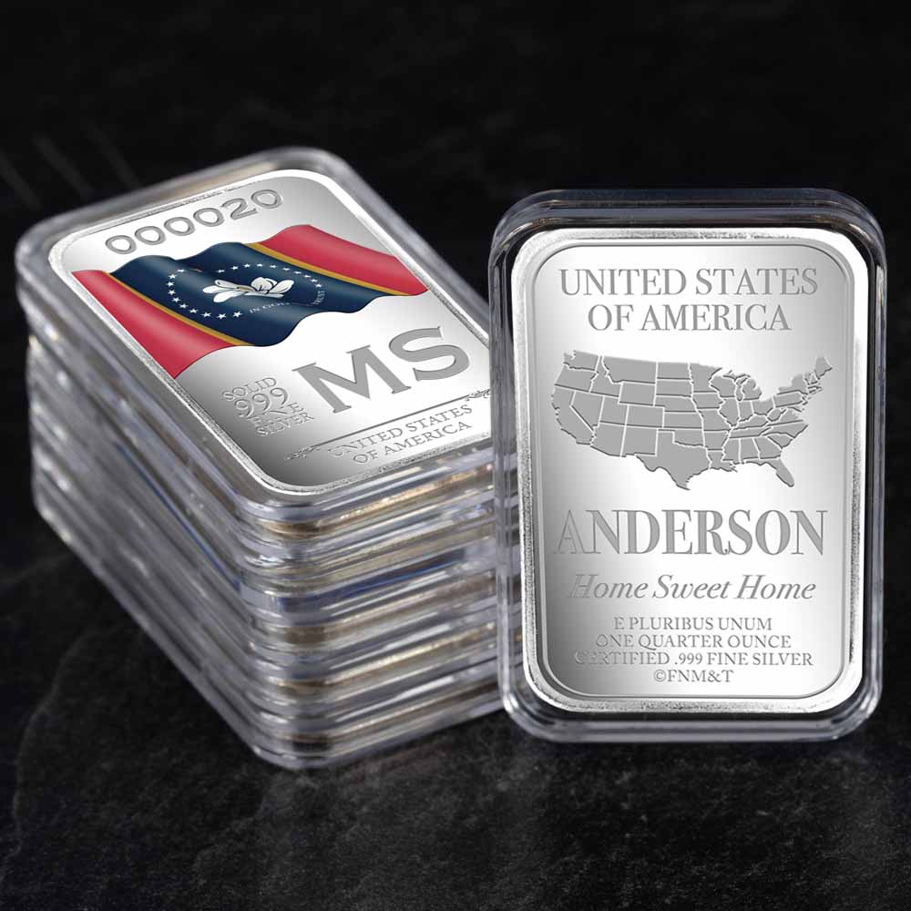 State Flag Silver Bars