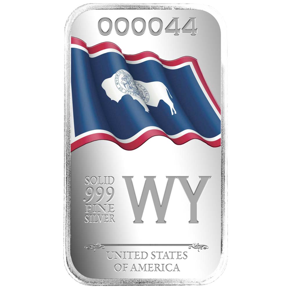 State Flag Silver Bars