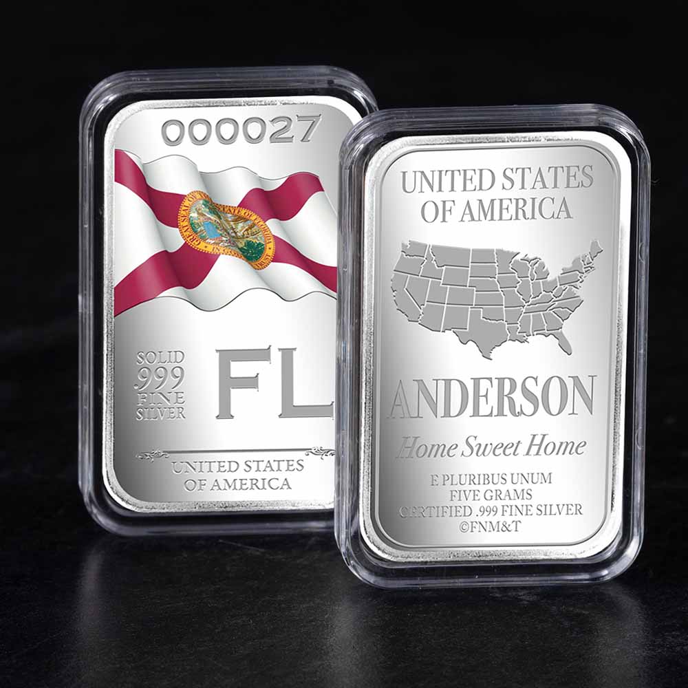 State Flag Silver Bars - All 50 States