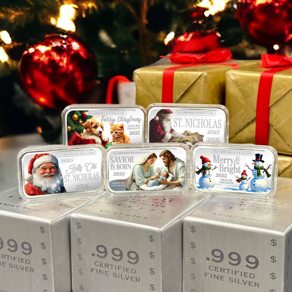 Christmas Silver Bars