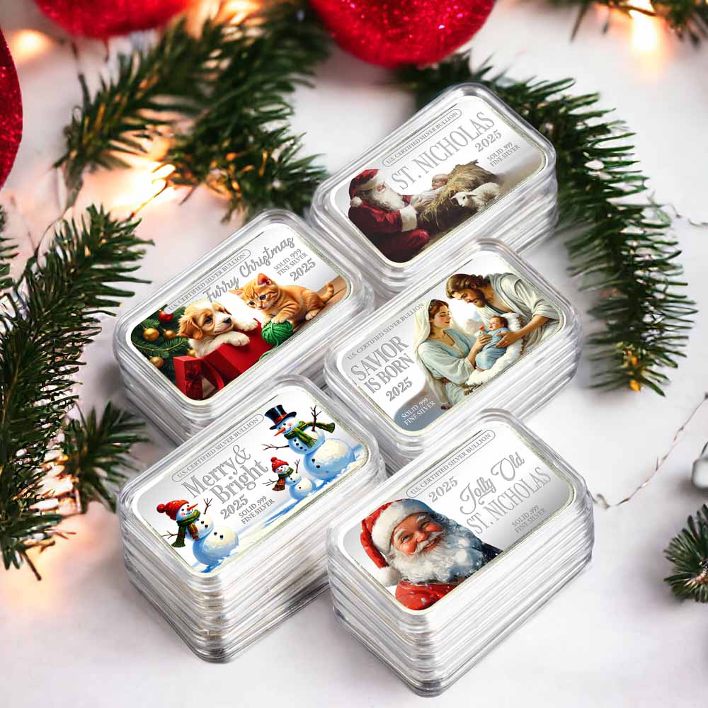 Christmas Silver Bars