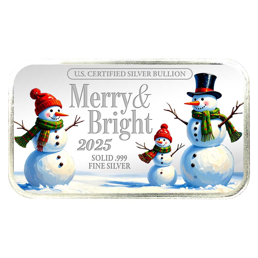 Christmas Silver Bars