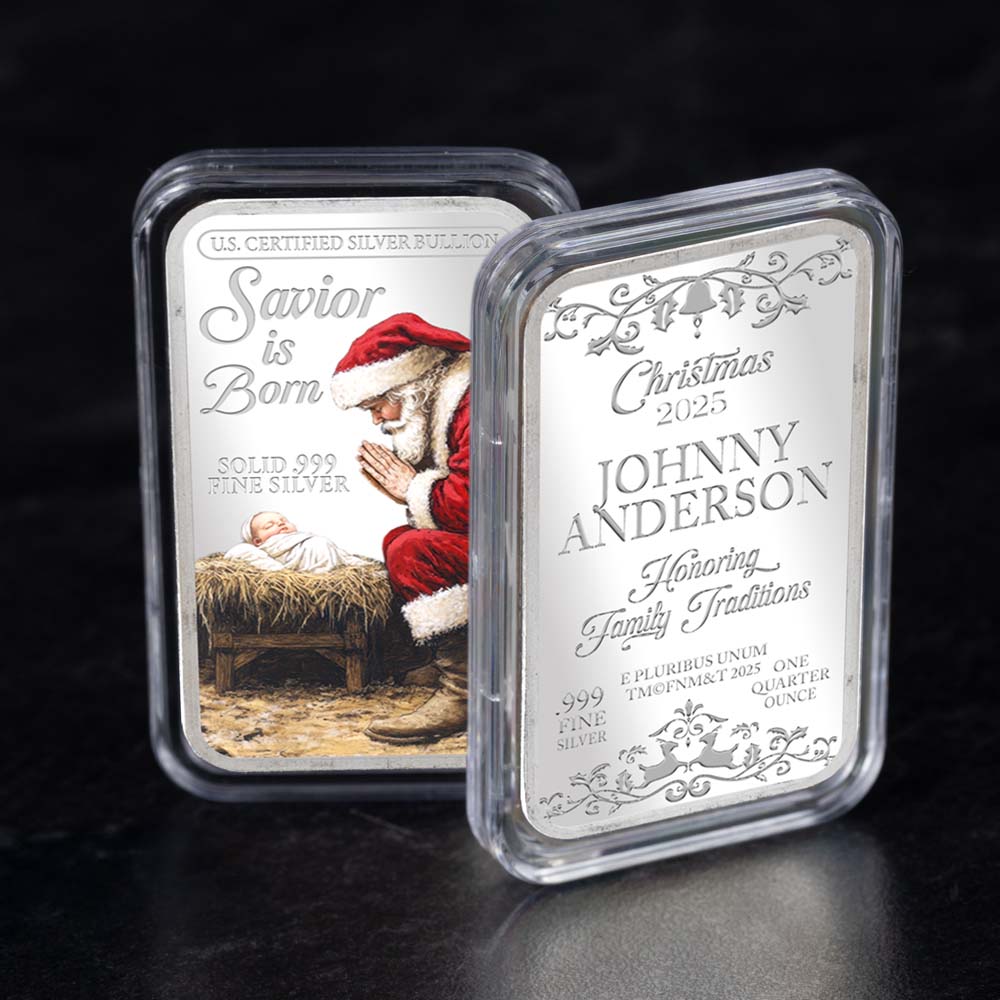 Christmas Silver Bar