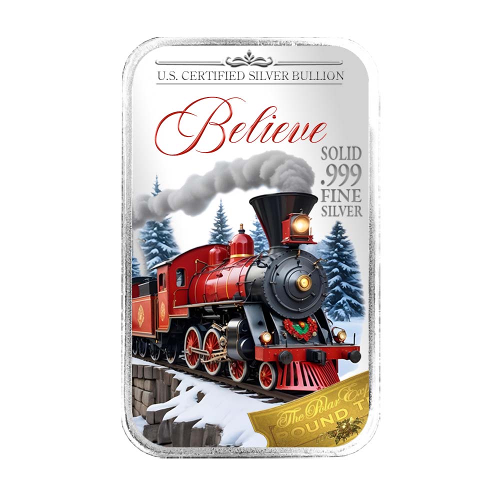 Limited Edition Christmas Silver Bars
